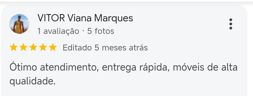 Avaliação de Vitor Viana Marques no Google